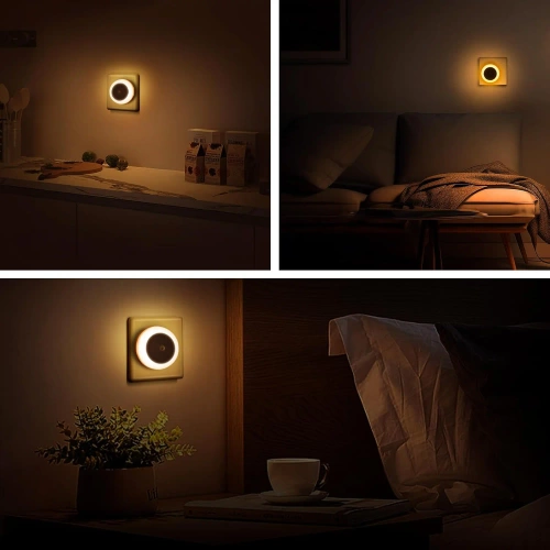 Smart LED Night Light with Twilight Sensor | Warm Light Contact Night Light | JL-510