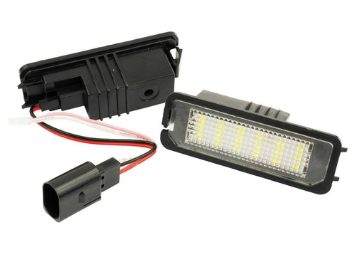 LED-Kennzeichenbeleuchtung | für VW Golf 4 5 6, Passat B6 B7 CC, Polo, Seat Leon, Ibiza, Porsche Cayenne | LHLP016S28