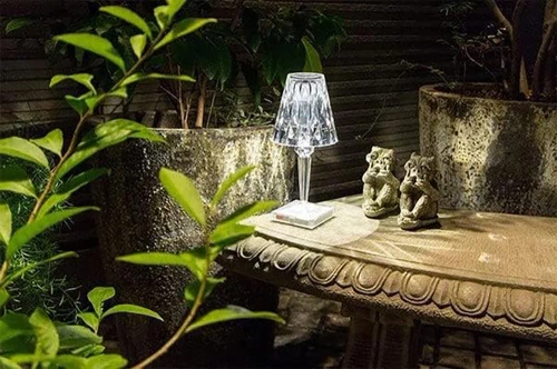 DTL-C03-WYN | Krystal natlampe | Touch bordlampe | Moderne LED lampe