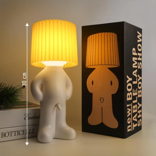 Funny night light Shy Boy | modern USB LED night lamp with warm light | YG-S295