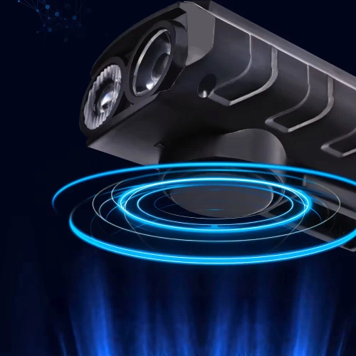 Solární světlo na kolo s klaksonem 130 dB | LED osvětlení 400 lm | Voděodolné světlo na kolo | QX-LY-17-2