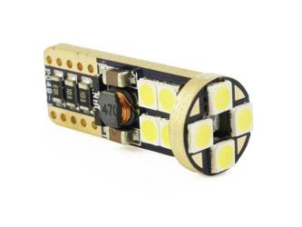 Auto LED žiarovka W5W T10 12 SMD CREE 3030 BLISTER ORANŽ.