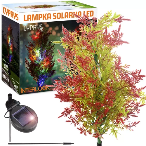 FLD-32-C | Zonnebloem | Cypress LED-tuinlamp op zonne-energie | 80cm, 600mAh