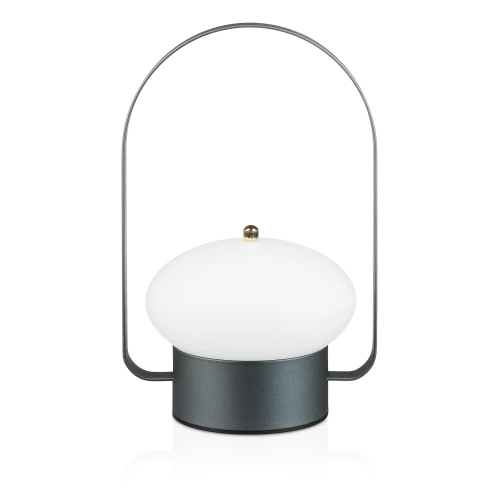 LED-Tischleuchte | Touch-Bedienung, integrierter Akku | grau | JX22-GREY