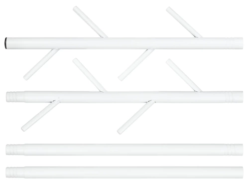 ZK-329-WIT | Kledingstandaard | hanger voor jassen en bovenkleding | wit