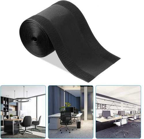 WCT-10-5M | Bande velcro, organisateur, housse pour câbles et fils pour tapis et revêtements de sol | 5 mètres