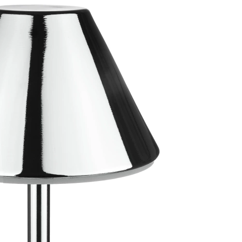 Bezdrôtová nočná lampa so vstavanou 2000 mAh batériou | Moderná stolová lampa s nastaviteľným výkonom a farbou svetla | YG-D020-Silver