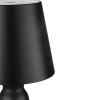Lampada notturna senza fili con batteria integrata | Elegante lampada da tavolo con colore e intensità della luce regolabili | YG-D021-BLACK