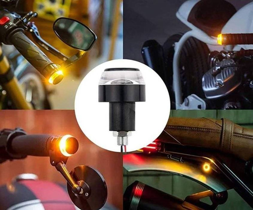 2in1 Motorlampen voor montage in het stuur | TWEE KLEUR - richtingaanwijzers en dagrijverlichting | 2 stuks - 1 verpakking