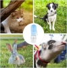 PAC-500ML-AZUL | Bebedero portátil para animales | Botella de agua para perro o gato | Botella de agua con recipiente adjunto.