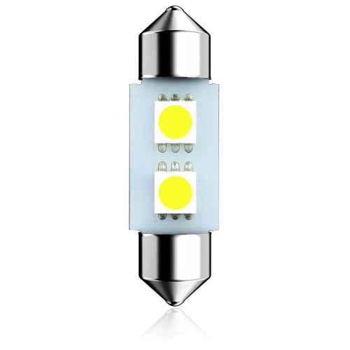 Autó LED izzó C5W 2 SMD 5050