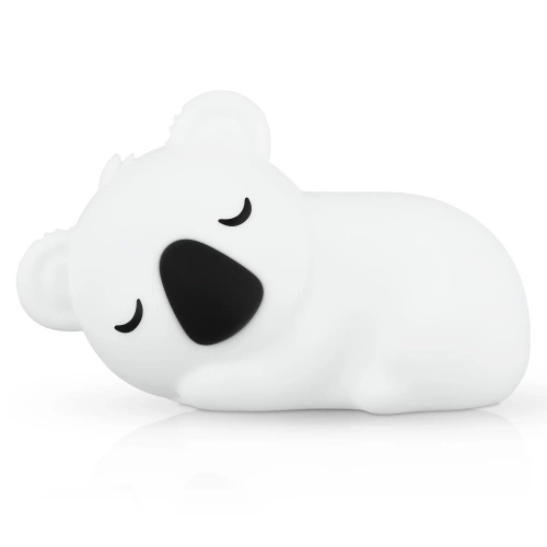 Silicone LED Koala Night Light | Portable Children&#39;s Lamp 9 Light Colors | JL-708
