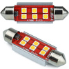 Bec LED auto C5W 6 SMD 3535 CAN BUS portocaliu