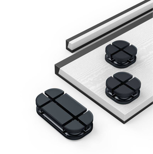 EH31-Black | Set of cable organizers - 3 pieces