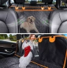 DM-015 | Car pet mat, rear seat cover with pocket and removable mesh | waterproof