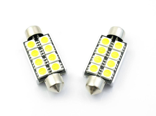 Autó LED izzó C5W 8 SMD 5050 CAN BUS