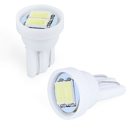 Bec LED auto W5W T10 2 SMD 5630