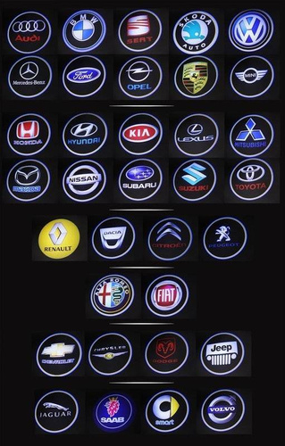 Kit de proyector LED con logotipo AAA-5730 | muchas marcas de autos