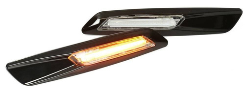 PLCBD004B | Bočné smerové svetlá LED | číry difúzor, čierne puzdro | nedynamický | BMW E90 E91 E92 E93, E60 E61, F10, E81 E82 E87 E88