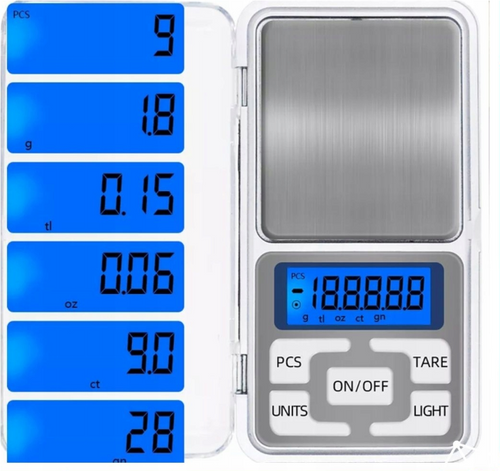 DH-68B-500g | Balanza de joyería de bolsillo | precisión digital