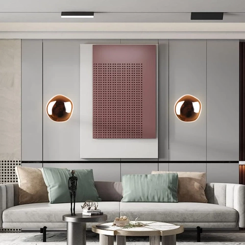 XDL-C300-PINK | Irregularly shaped wall lamp | Modern hanging lamp