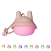 Luz Noturna LED de Silicone Coelho | Luminária Infantil Portátil 9 Cores de Luz | JL-502