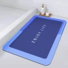 GZN-640-BLUE | Kúpeľňová predložka | Rýchloschnúci kúpeľňový koberček | Protišmykový koberec