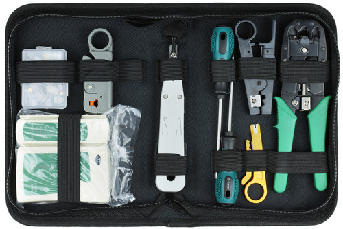 AR-811 | Network toolkit | LAN tester, crimper, wire stripper, LSA crimper | RJ-45, RJ-11