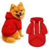 Honden- en kattenhoodie | maat S | rood | PET-015S-RED