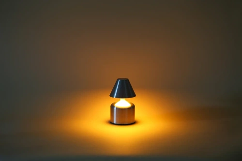 HJA42-OR | Lampe de table LED champignon | Lampe sans fil pour hôtel, restaurant | Lampe tactile de nuit