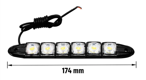 Luci di marcia diurna | Lampade DRL flessibili | DRL-006-1