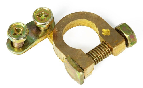 Batteriterminaler | Sæt - 2 stk | Hovedklemme, ringklemme M8-16mm