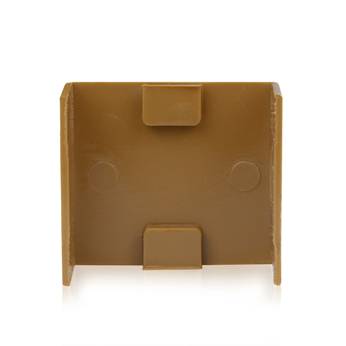 CDT-02 | Conector recto para tira adhesiva 40x20mm | marrón