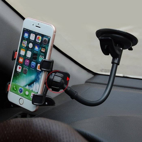 PSI-C019 | Flexible long arm car phone holder | on the windshield