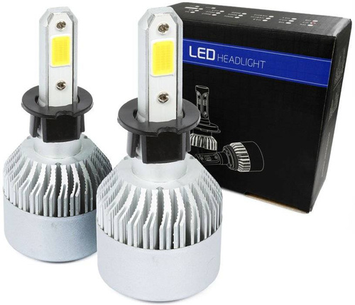 LED H3 S2 COB 36W 16000 lm készlet