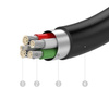 UM-5P-1M-Zwart | USB-kabel voor het voeden van apparaten en gegevensoverdracht