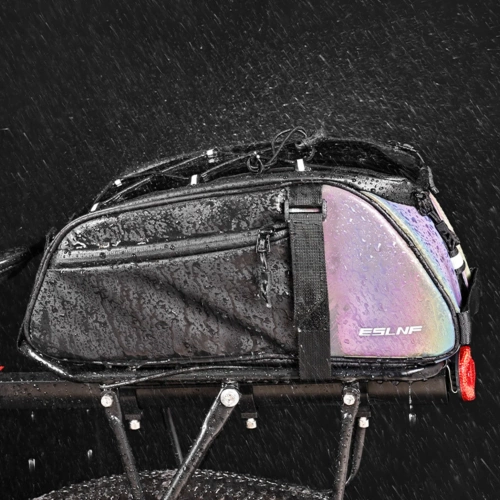 Sacoche de vélo 3 en 1 pour coffre 8 L | Sac étanche avec réflecteurs | Sacoche arrière spacieuse pour coffre | FGTB-02