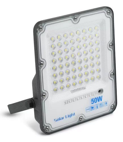 Set 50W LED schijnwerper + 6V/6W zonnepaneel met afstandsbediening | 1500 lm, 3000 mAh, IP66
