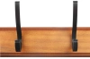  HG-50CM-LEGNO | Appendiabiti in legno per giacche, vestiti | Appendiabiti da muro per l'ingresso | Appendiabiti con 10 ganci