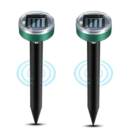 YQJ-1203-BLACK | Rodent repellent | Solar repeller for moles, voles and pests