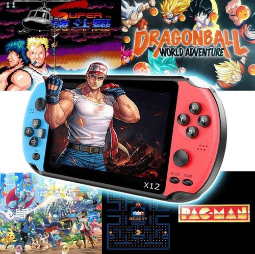 X12 | Console portable X12 | Écran 5.1'' | 8 Go