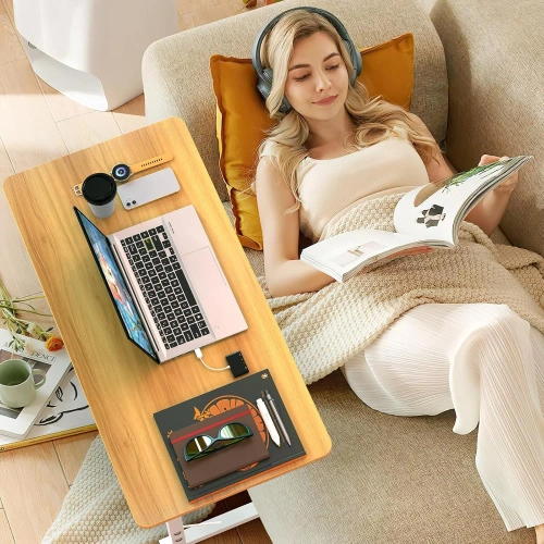 Tavolo funzionale | Tavolo portatile per computer portatile | Modello LFD-7090-WD