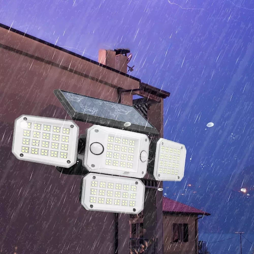 LED-Gartenleuchte | 296 LEDs | schwarz | LD-296LED-BLACK