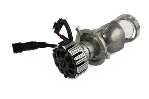 LED lempučių rinkinys H4 60W 12000lm SMD 5530 su objektyvo projektoriais