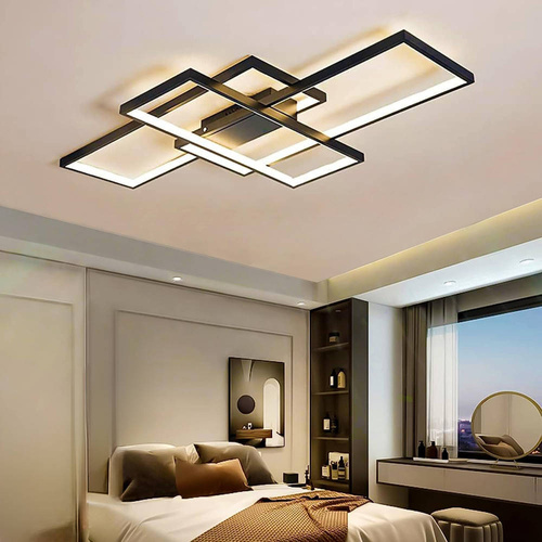 A modern ceiling lamp that changes the color of light LED | Remote