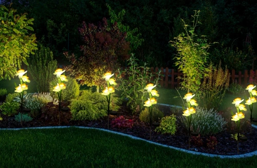 FLD-24 | Napvirág | LED napelemes kerti lámpa Narcissus nárcisz | 67 cm, 600 mAh