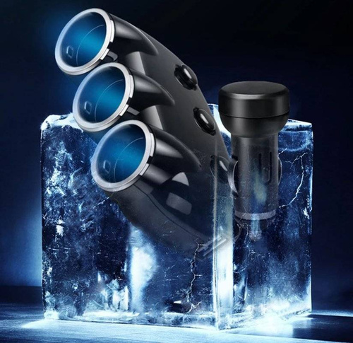 C09 | Splitter priză brichetă cu întrerupătoare dedicate | 2 porturi USB 3.1A