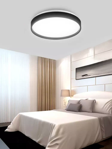 CRL-24W-SORT | Overflademonteret loftslampe | Ikke blinker | LED