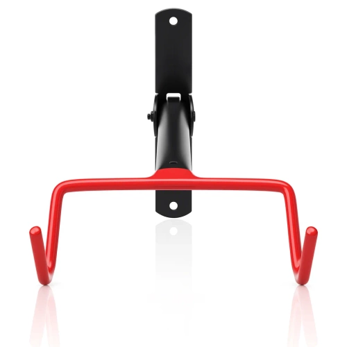 Folding bicycle wall mount, rubber-coated bike hanger | HSGG-235