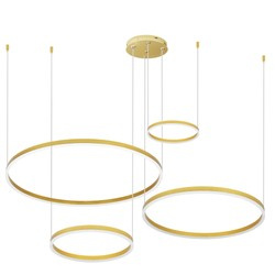 RLK-C04-157W-G | Multipart Modern Pendant Lamp | LED | Gold